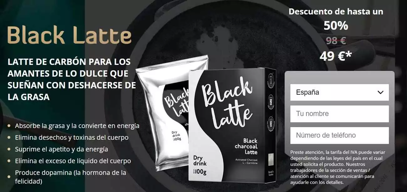Black Latte en una farmacia de Fuerteventura